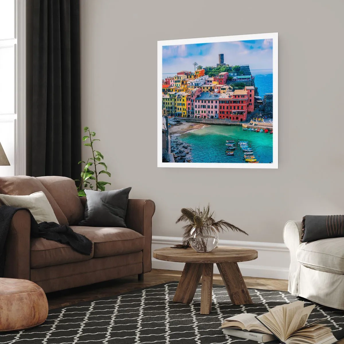 Plakat - Middelhavets magiske by - 50x50 cm