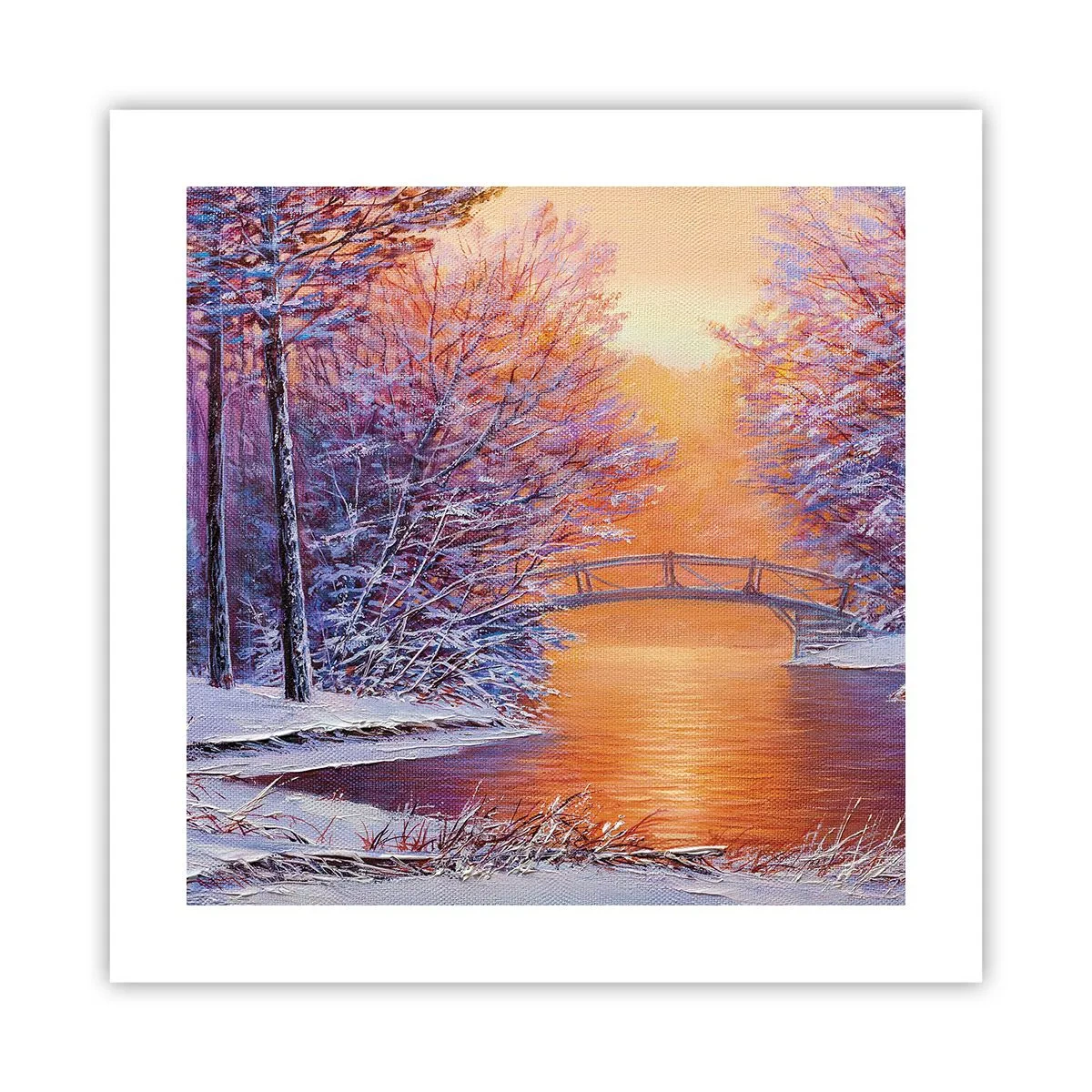 Plakat - Lad os mødes her - 40x40 cm