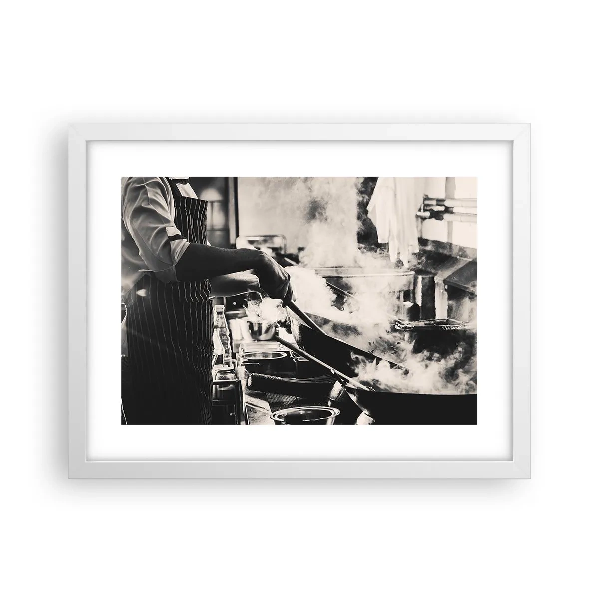 Plakat i hvid ramme - Smagernes alkymi - 40x30 cm