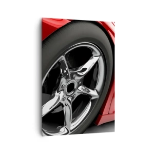 Lærredstryk - Billede på lærred - Lavet til fart - 70x100 cm