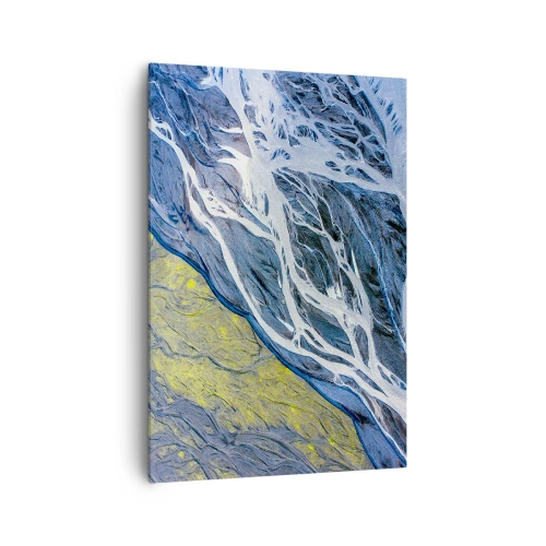 Lærredstryk - Billede på lærred - Naturens hulemalerier - 70x100 cm