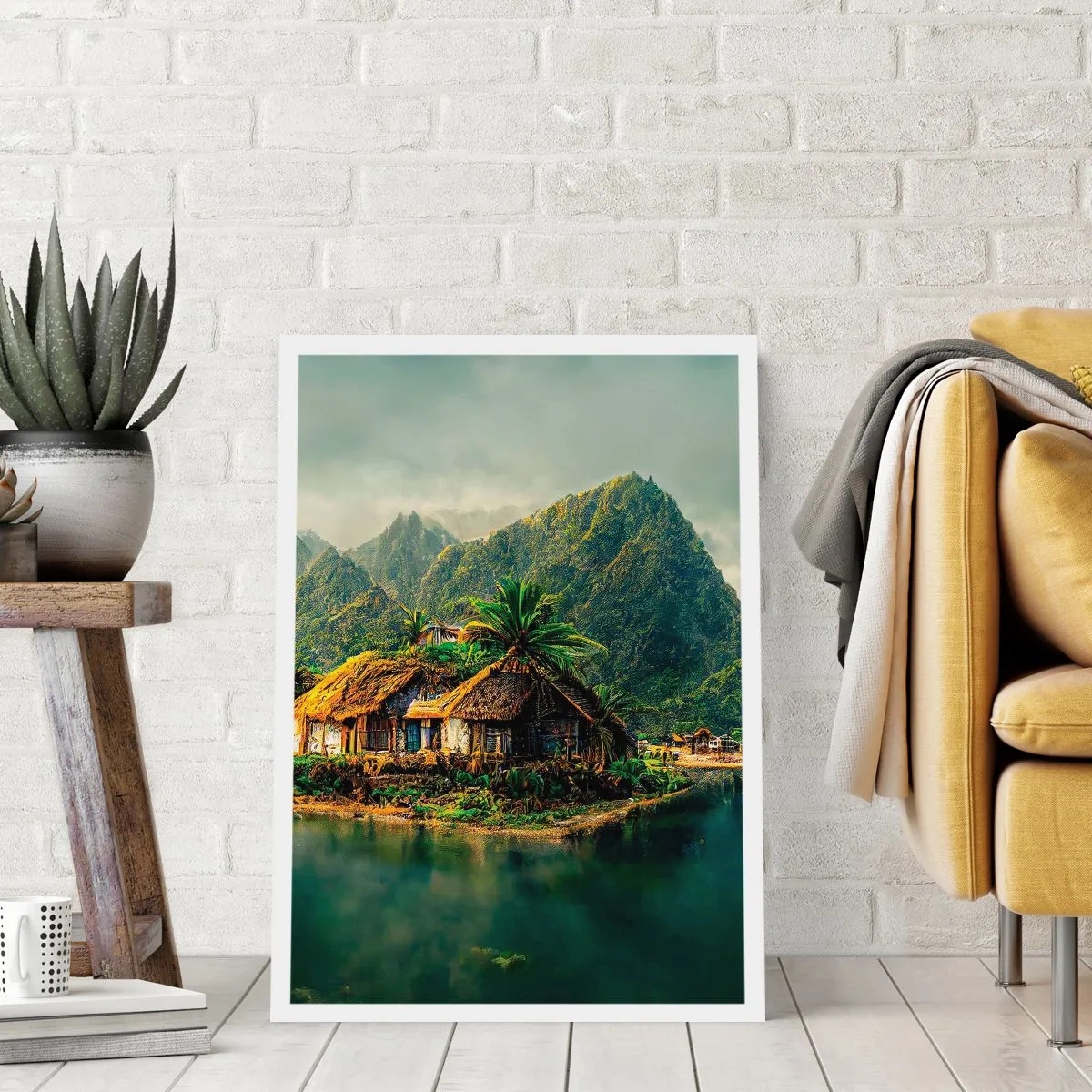 Plakat - Tropisk paradis - 61x91 cm