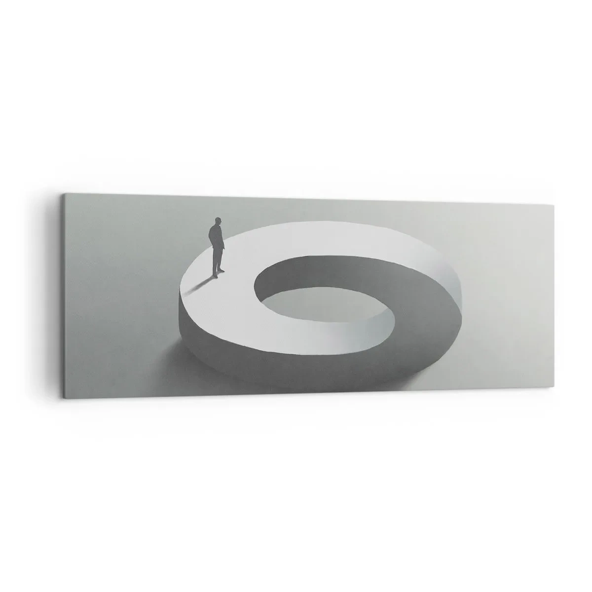 Lærredstryk - Billede på lærred - Og vær klog - 140x50 cm