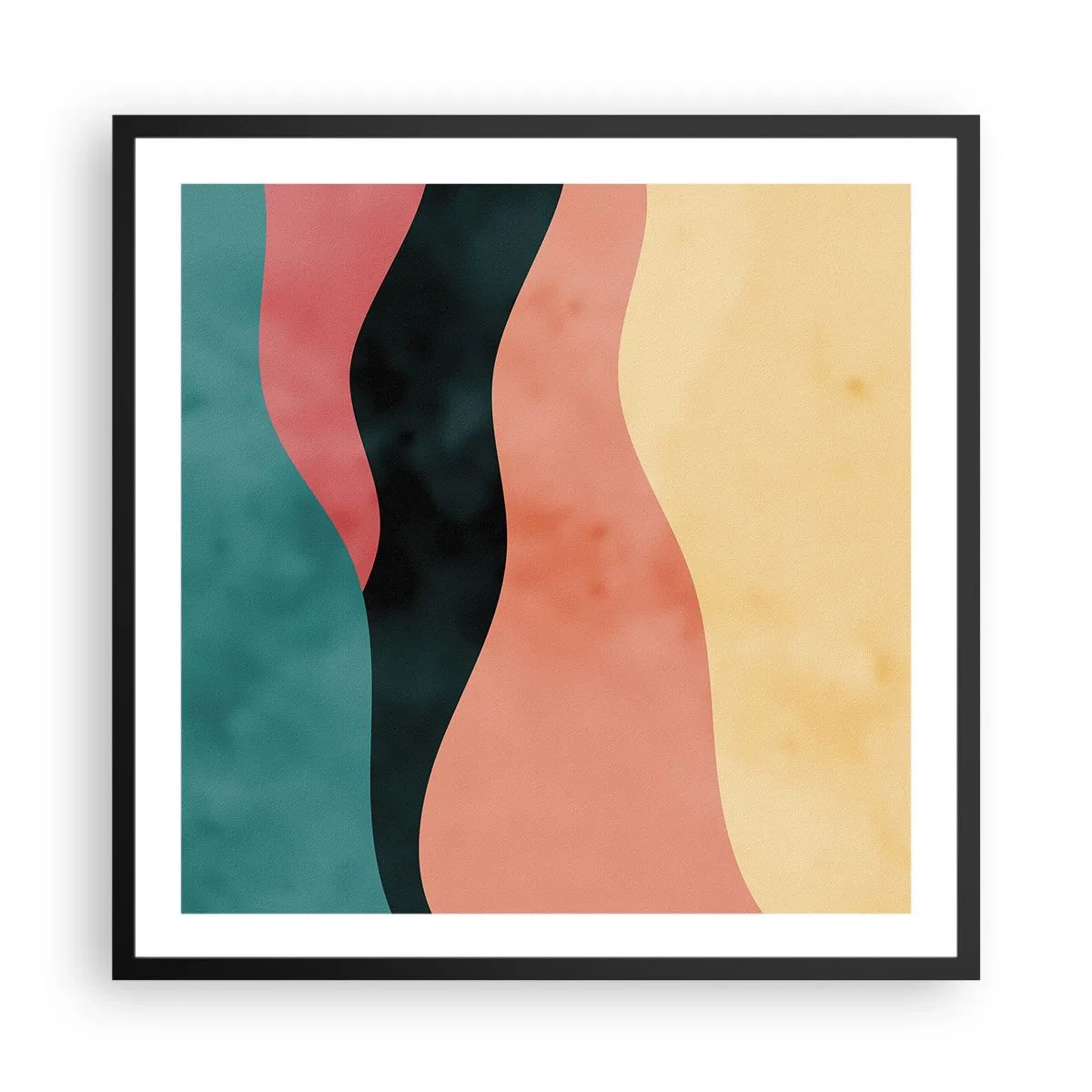 Plakat i sort ramme - Kompatibel manglende overholdelse - 60x60 cm