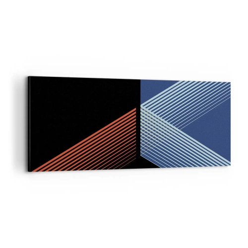 Lærredstryk - Billede på lærred - En simpel historie - 100x40 cm