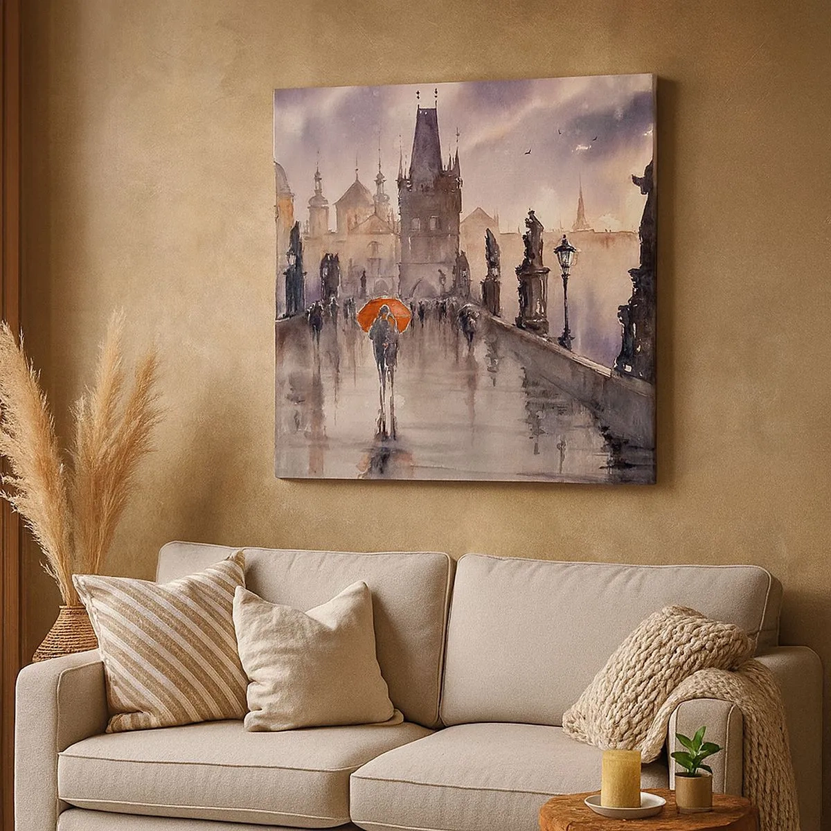 Lærredstryk - Billede på lærred - Folk forandrer sig ikke - 30x30 cm