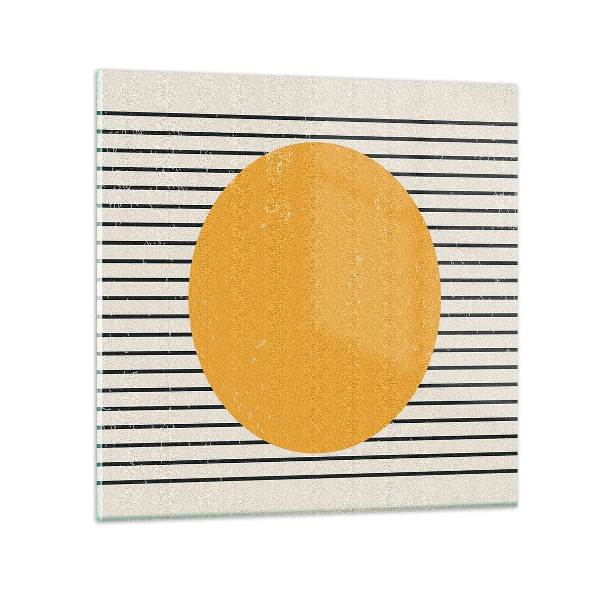 Billede på glas - Enkelthedens kraft - 60x60 cm