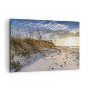 Lærredstryk - Billede på lærred - Indbydelse til en vandretur - 120x80 cm