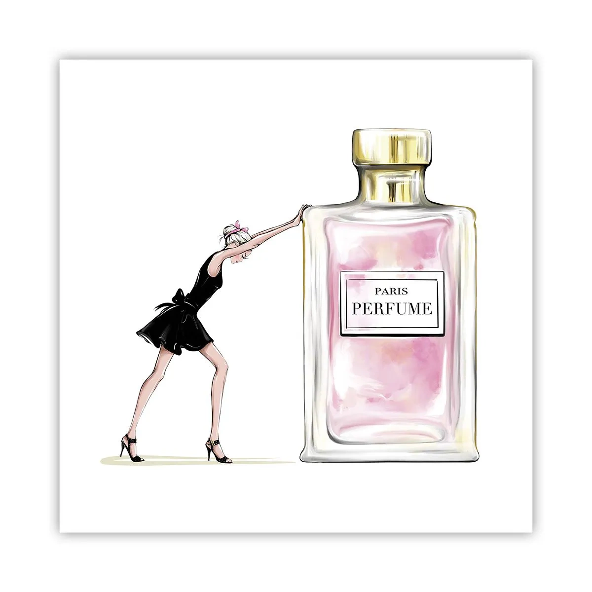 Plakat - Essensen af kvindelighed - 60x60 cm