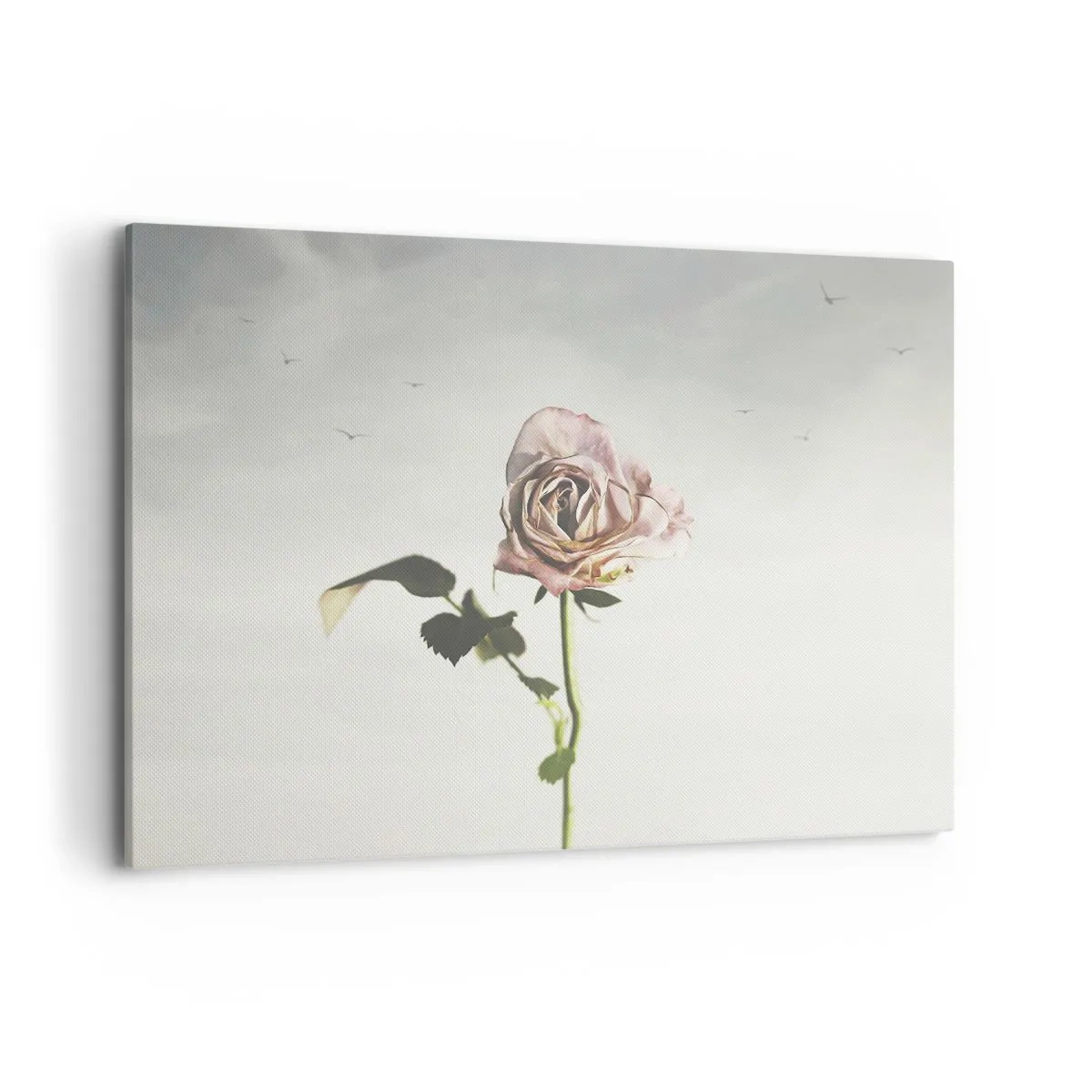 Lærredstryk - Billede på lærred - Velkomst til foråret - 100x70 cm