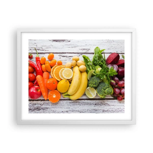 Plakat i hvid ramme - Er det ikke nok? - 50x40 cm