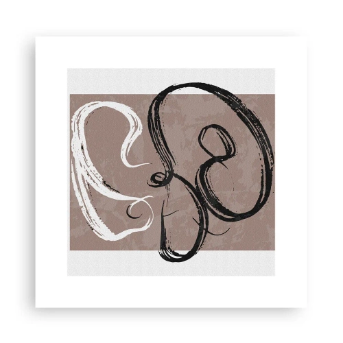 Plakat - Komposition - en søgen efter fuldstændighed - 30x30 cm