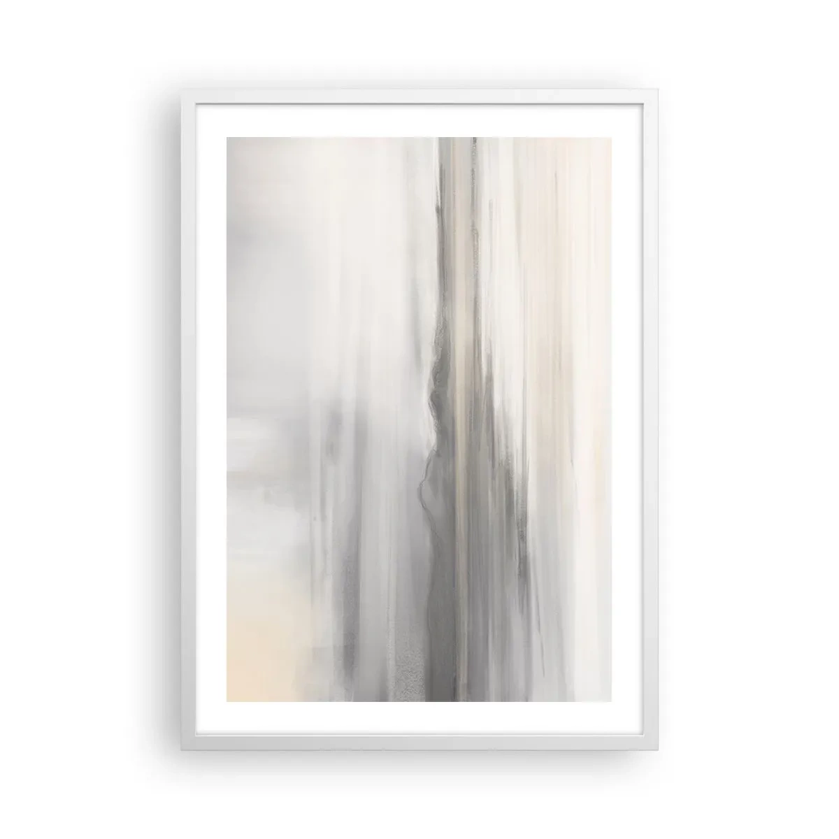 Plakat i hvid ramme - En tankevækkende afstand - 50x70 cm