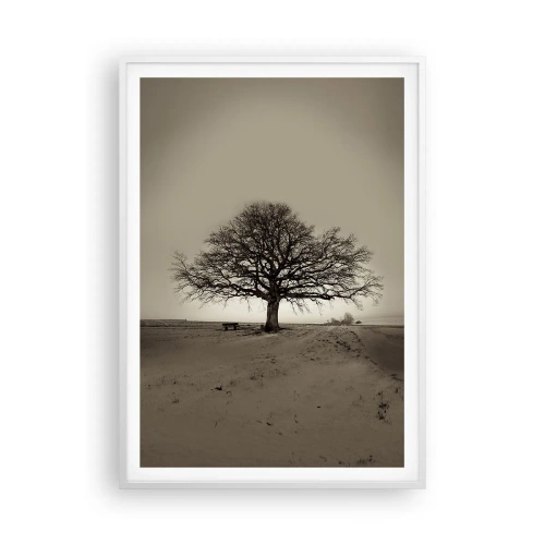 Plakat i hvid ramme - Herfra og til evigheden - 70x100 cm