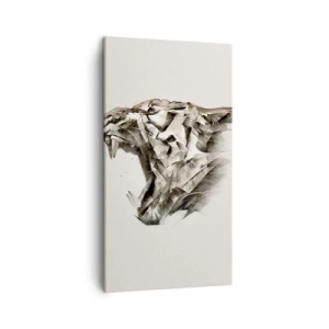 Lærredstryk - Billede på lærred - Du ved allerede, hvem der har ansvaret - 45x80 cm