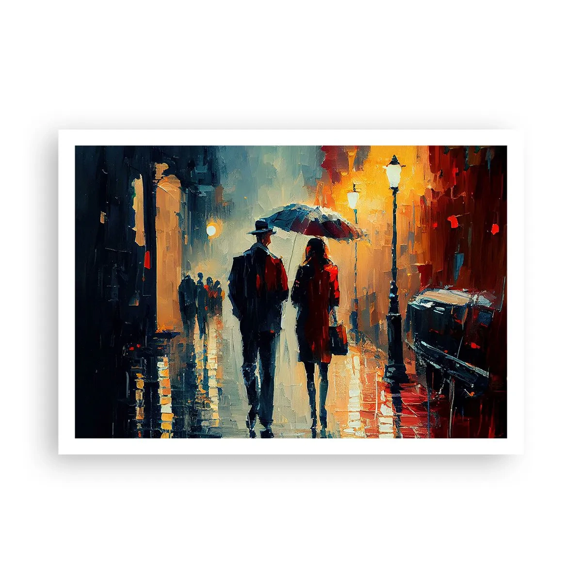 Plakat - Urban kærlighedshistorie - 100x70 cm
