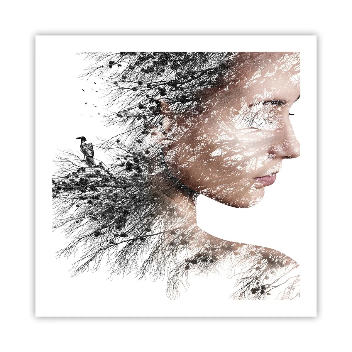 Plakat - Skovens ånd - 60x60 cm