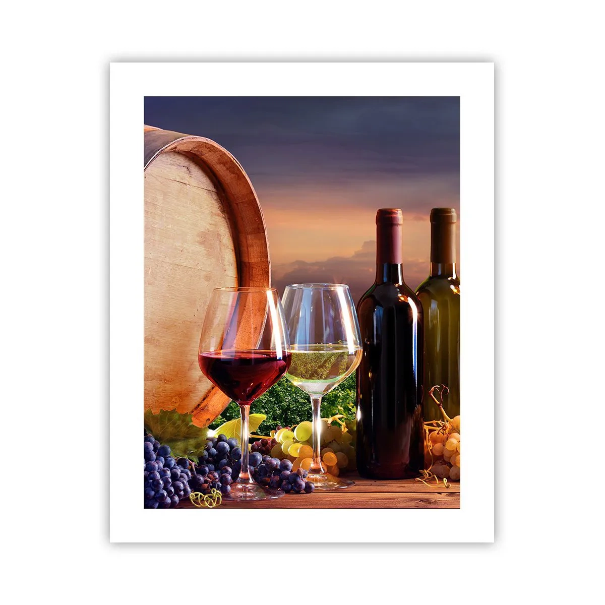 Plakat - Livet har smag her - 40x50 cm