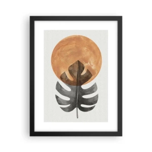 Plakat i sort ramme - Altid solen - 30x40 cm