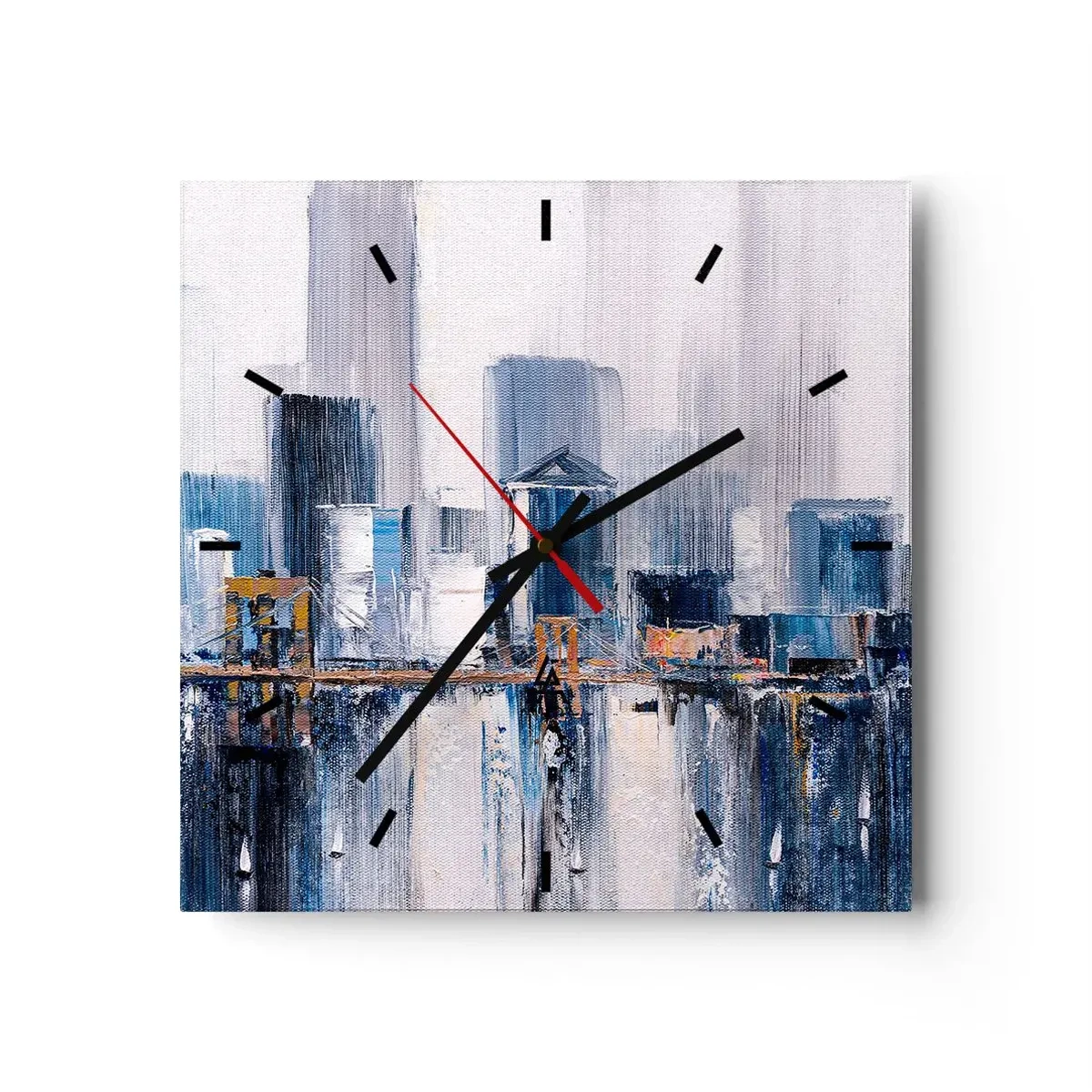 Vægur, Uret - Indtryk fra New York - 30x30 cm