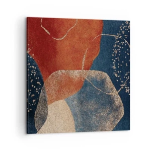 Lærredstryk - Billede på lærred - Lethed i tilværelsen - 50x50 cm