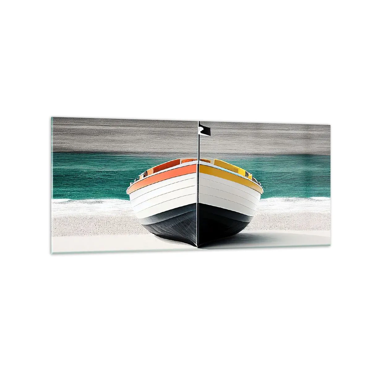 Billede på glas - På sin plads - 120x50 cm