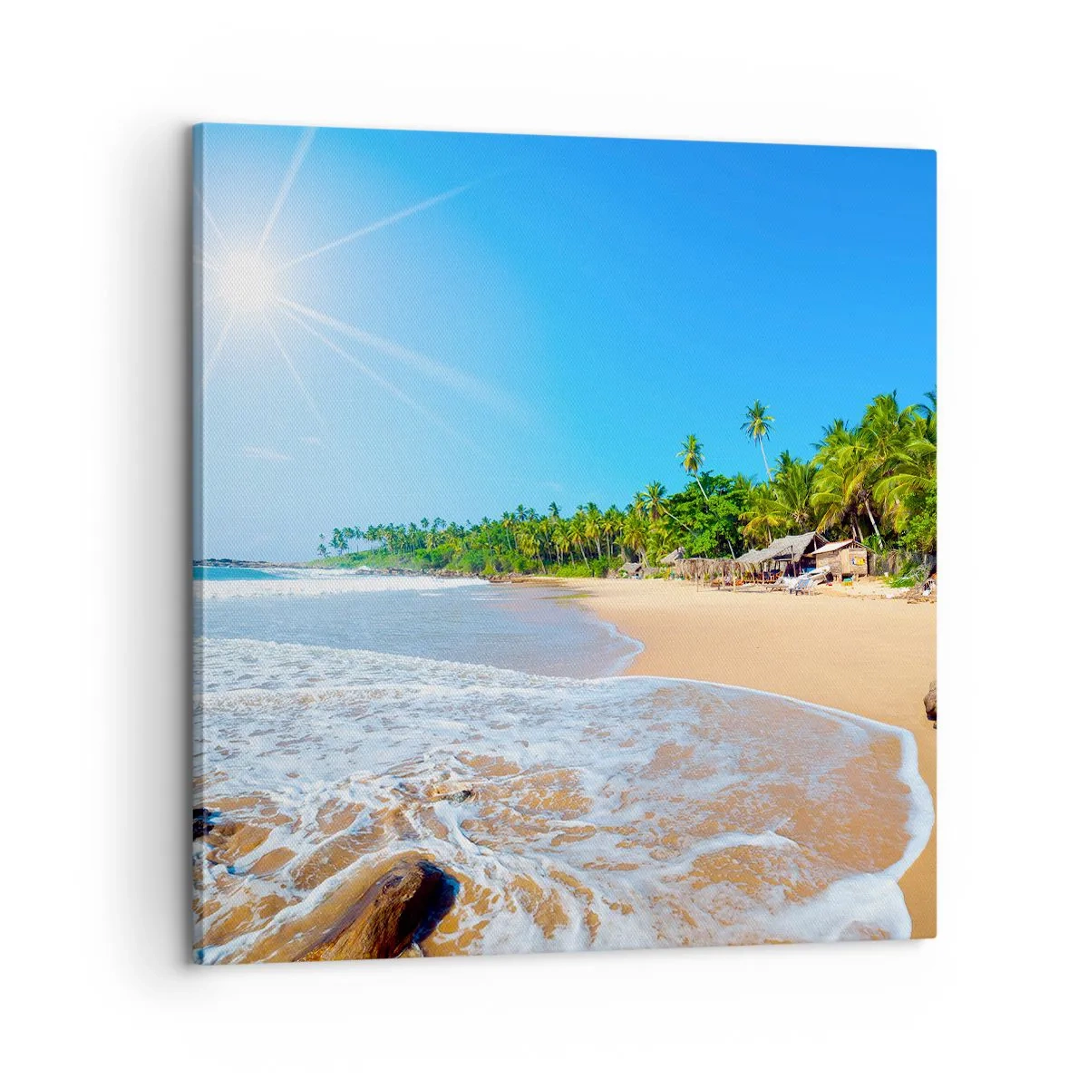 Lærredstryk - Billede på lærred - Et eksotisk sted for dig - 60x60 cm