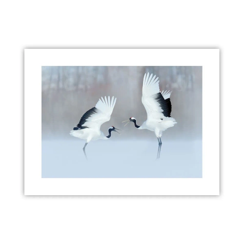 Plakat - Danser i tågen - 40x30 cm