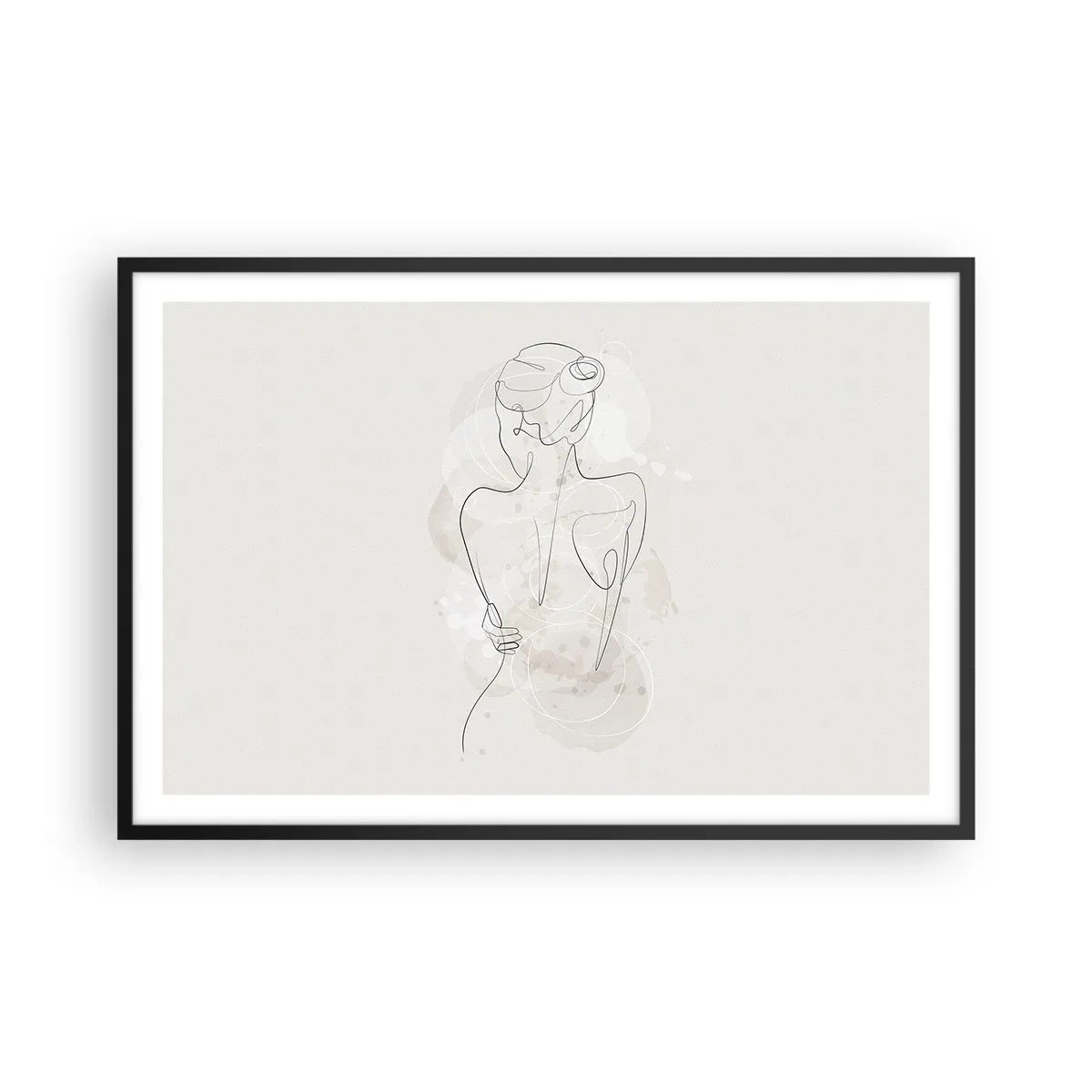 Plakat i sort ramme - Som et følsomt instrument - 91x61 cm