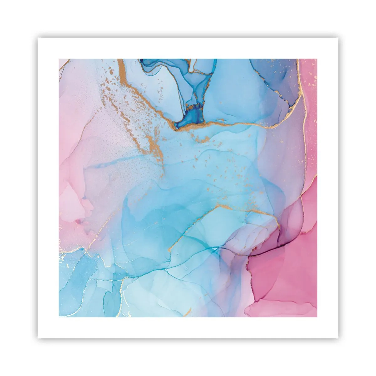 Plakat - Møde og gennemtrængning - 50x50 cm