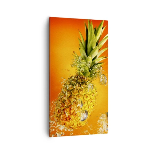 Lærredstryk - Billede på lærred - Tropisk saftig friskhed - 55x100 cm