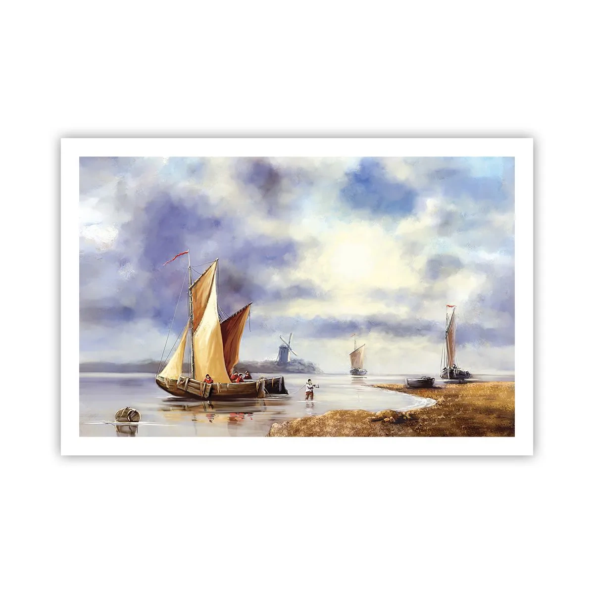 Plakat - Sømændenes tilbagevenden - 91x61 cm