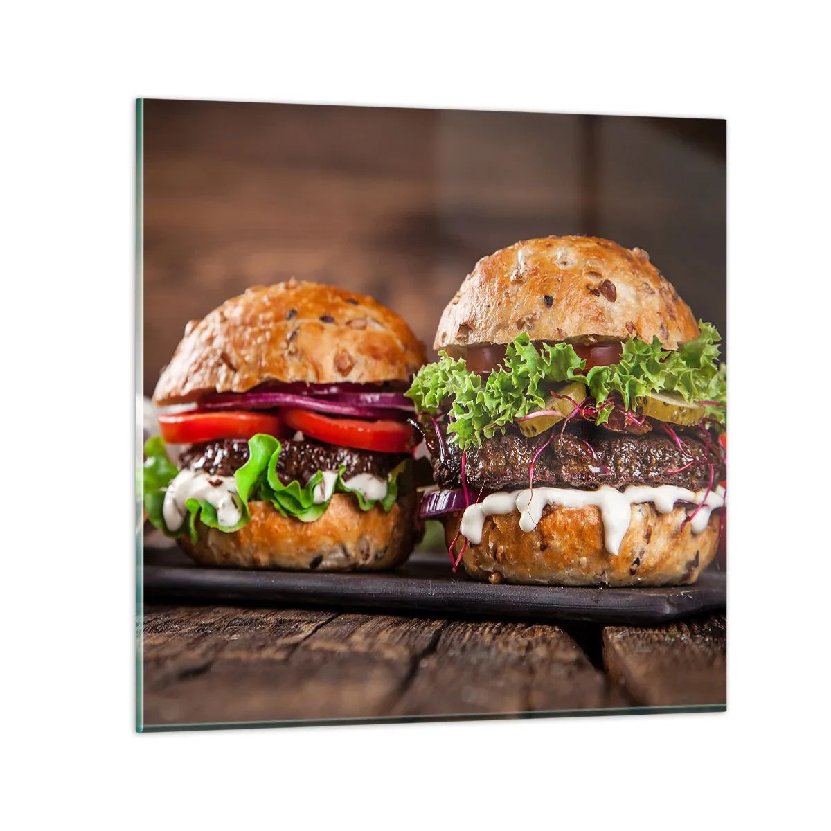 Billede på glas - American dream - 60x60 cm