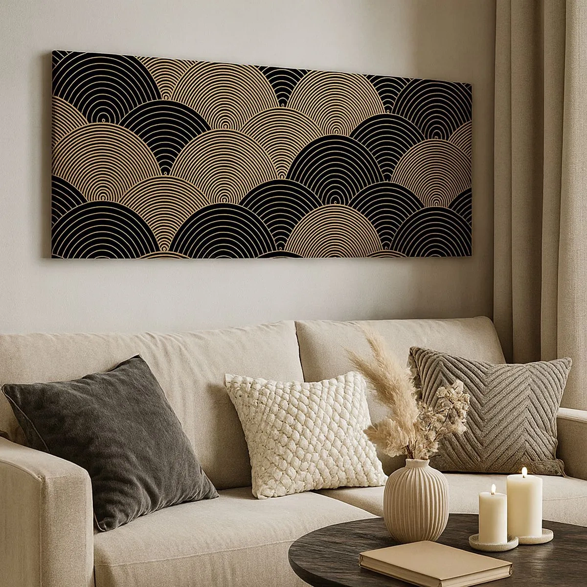 Lærredstryk - Billede på lærred - Enhed i mangfoldighed - 100x40 cm