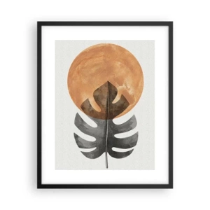 Plakat i sort ramme - Altid solen - 40x50 cm