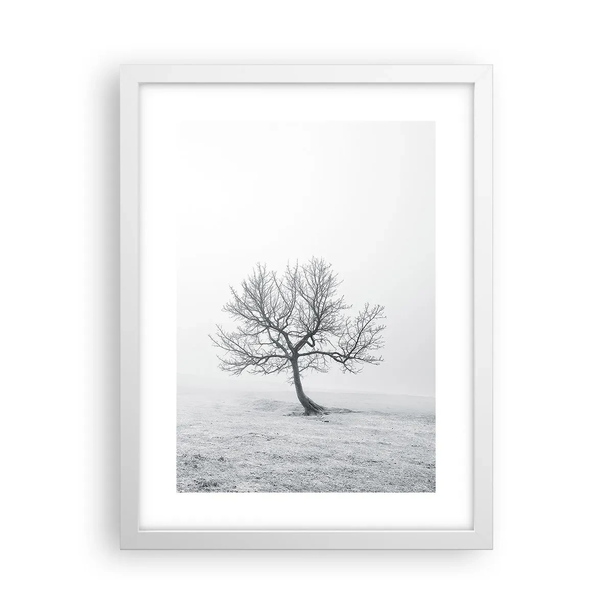 Plakat i hvid ramme - Mod intetheden - 30x40 cm