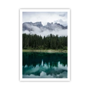 Plakat - Hys, tys, lad os ikke vække sovevandet... - 70x100 cm