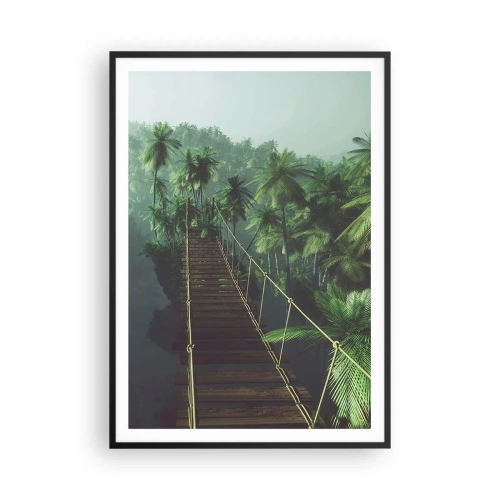 Plakat i sort ramme - Over det kogende grønne - 70x100 cm