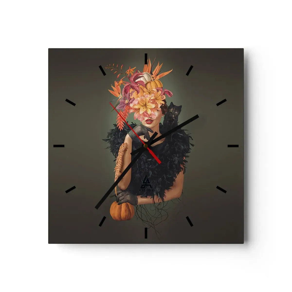 Vægur, Uret - Heksens fortryllelse - 40x40 cm