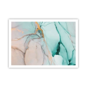 Plakat - Dans af former og farver - 100x70 cm
