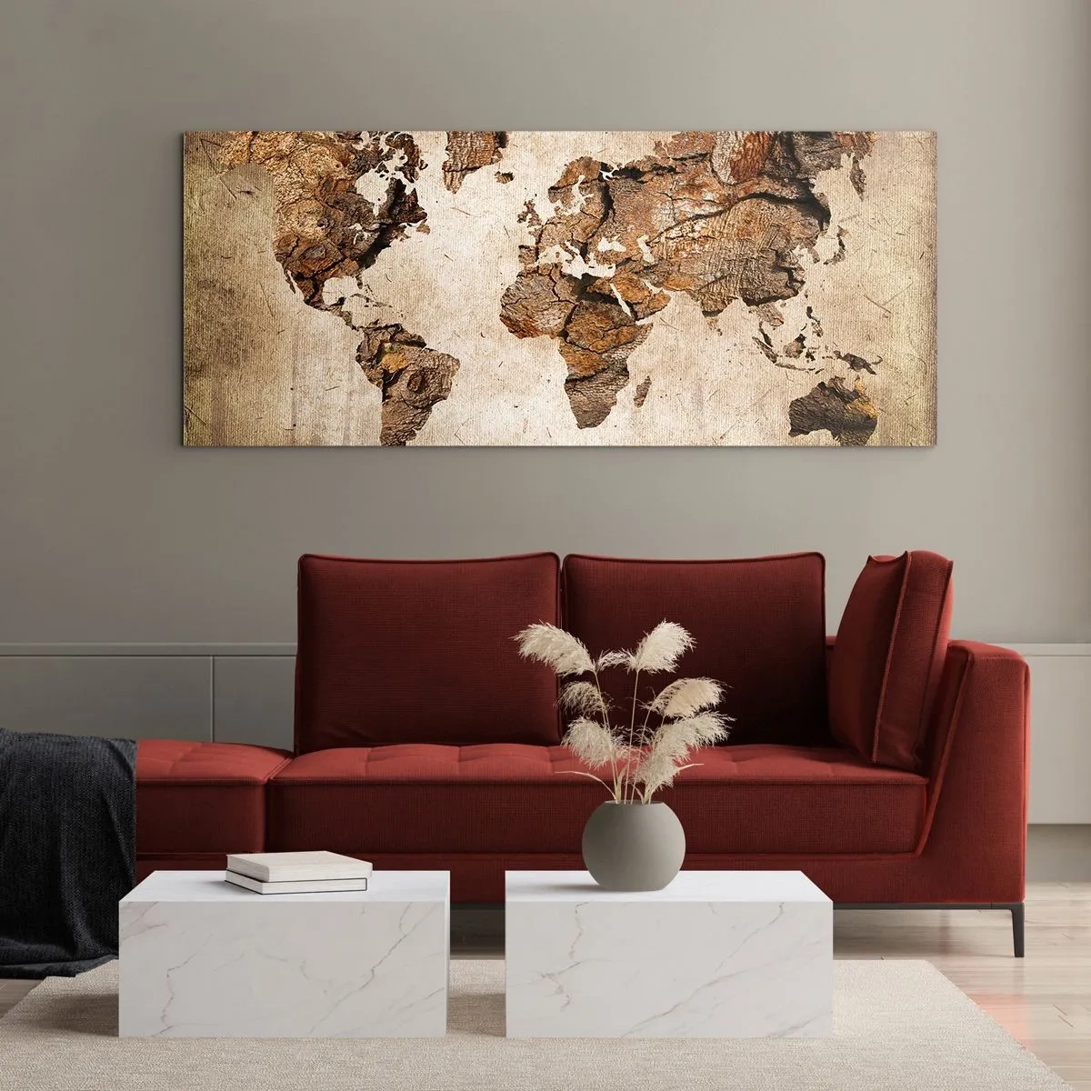 Billede på glas - Opdagelse af verden - 100x40 cm