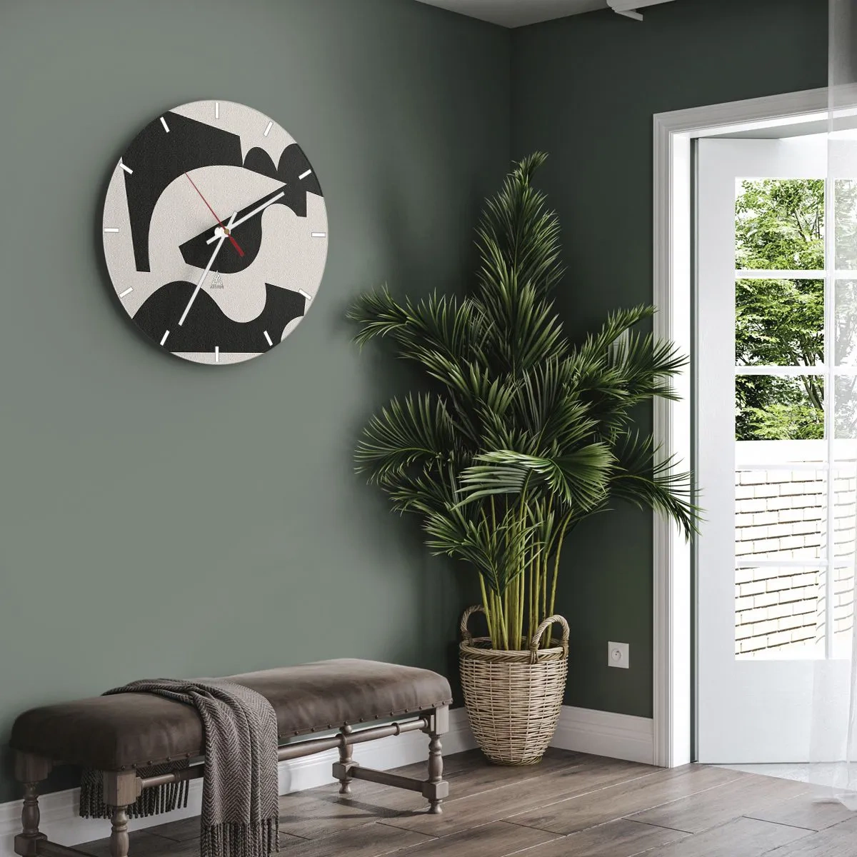 Vægur, Uret - Sammensæt din egen - 40x40 cm