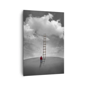 Lærredstryk - Billede på lærred - Alt er muligt - 70x100 cm