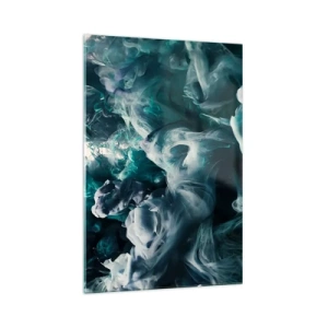 Billede på glas - Farvebevægelse - 70x100 cm