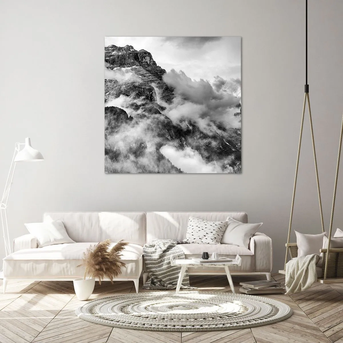 Lærredstryk - Billede på lærred - Smukt og grusomt - 50x50 cm