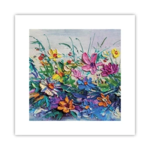 Plakat - Overhovedet ikke et stilleben - 30x30 cm