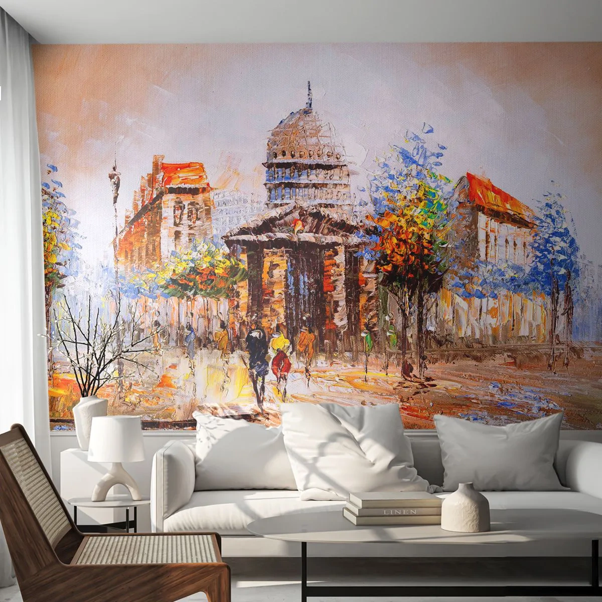 Fototapet Standard Eco - En parisisk spadseretur - Arkitektur, By, Frankrig - 200x140 cm