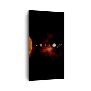 Lærredstryk - Billede på lærred - Vores nabolag - 45x80 cm