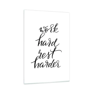 Billede på glas - Balance i livet - 80x120 cm