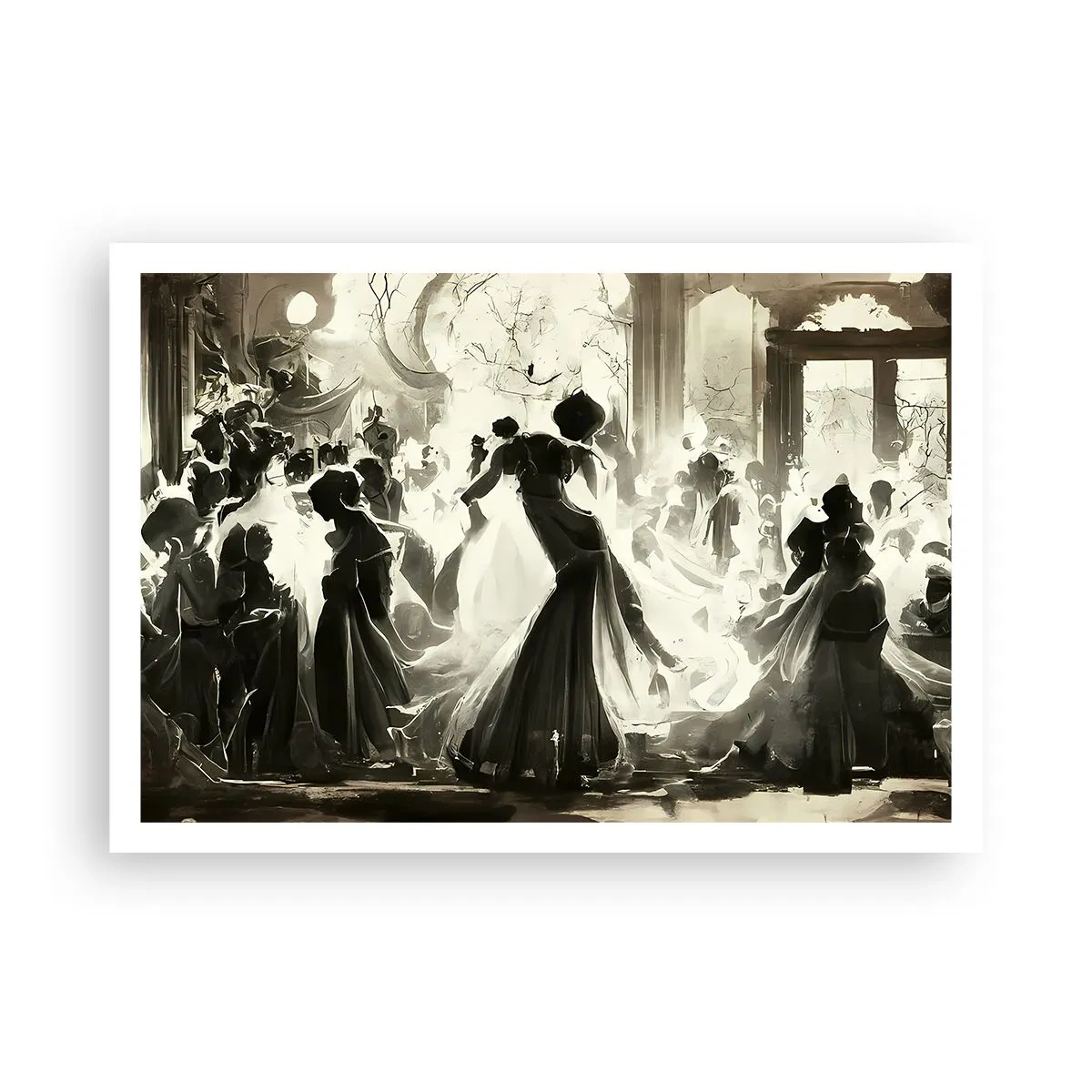 Plakat - Den store maskerade - 100x70 cm